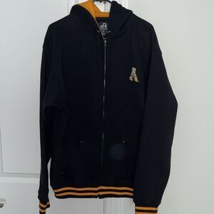 J. America Black and Gold Hoodie